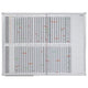 Jaarplanner franken 90 x 120 cm