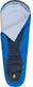 Abbey camp slaapzak - mummie model - blauw - 220 x 80 cm - tochtrand