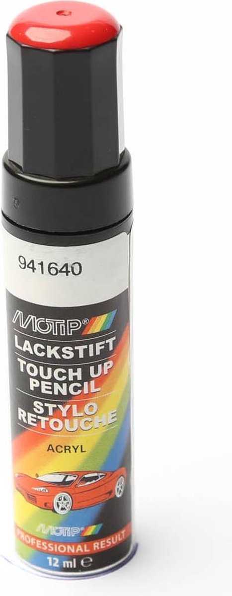 Afbeelding laden in galerijviewer, Motip 941640 - auto lakstift - rood - 12 ml
