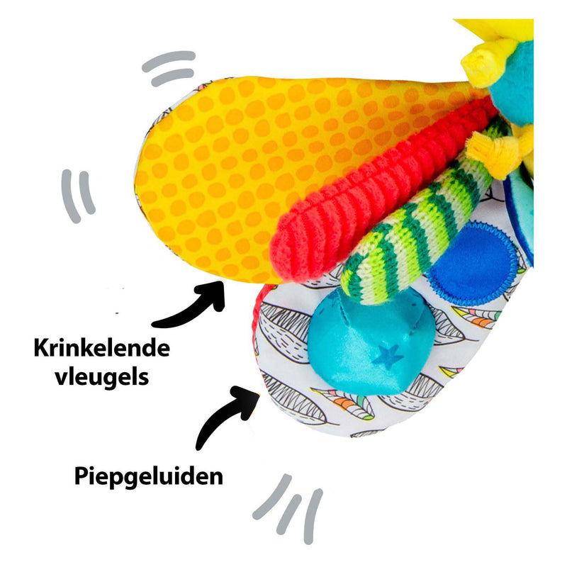 Afbeelding laden in galerijviewer, Lamaze freddie de vuurvlieg - grijp- en bijtspeelgoed - babyspeelgoed - knuffel - spelen en ontdekken
