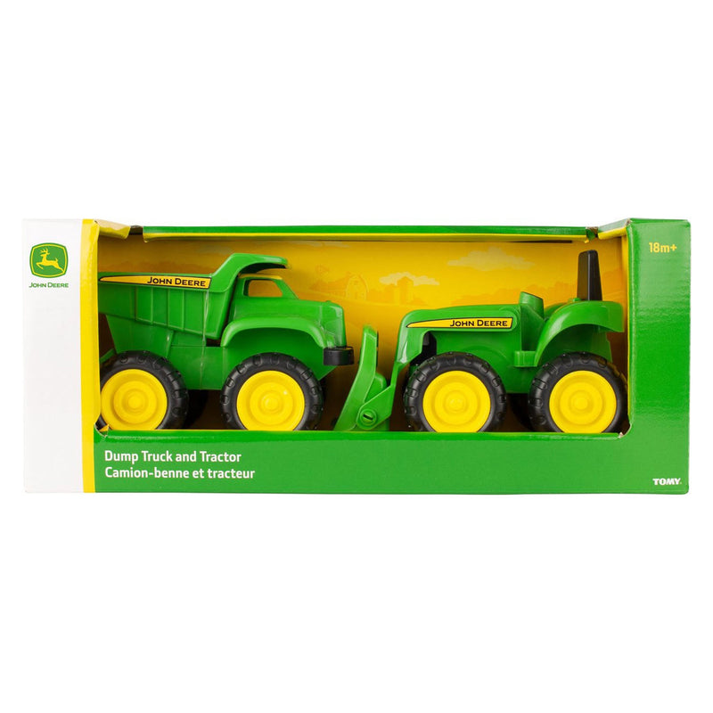 Afbeelding laden in galerijviewer, Spectron John Deere Kiepwagen en Tractor
