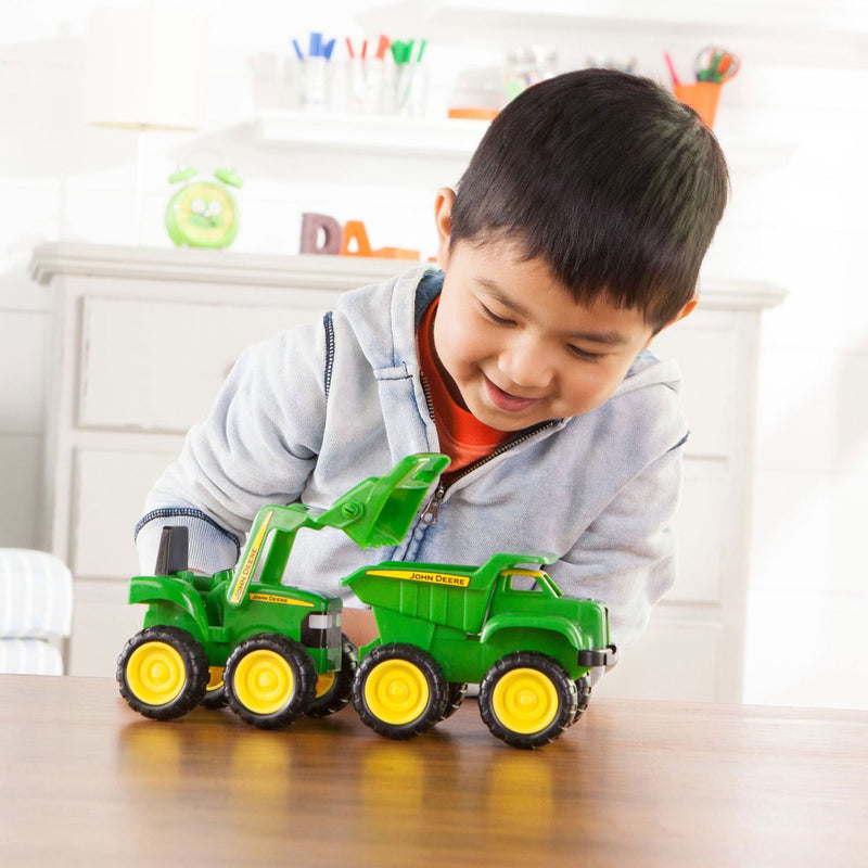Afbeelding laden in galerijviewer, Spectron John Deere Kiepwagen en Tractor
