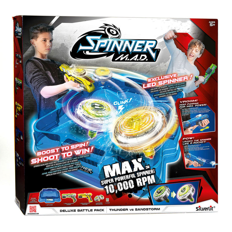 Afbeelding laden in galerijviewer, Silverlit M.A.D. Deluxe Battle Pack met Arena
