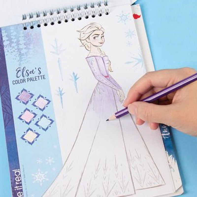 Afbeelding laden in galerijviewer, Spectron Frozen Sketchen Stickerboek met Stencils
