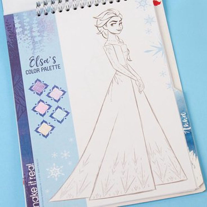 Afbeelding laden in galerijviewer, Spectron Frozen Sketchen Stickerboek met Stencils

