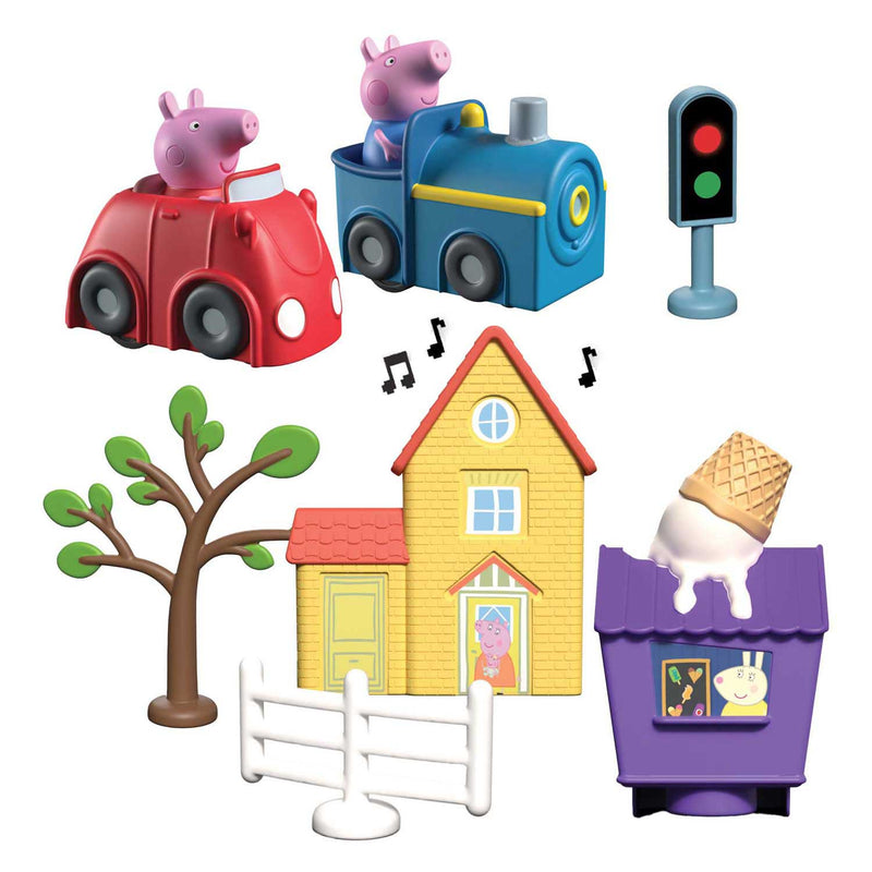 Afbeelding laden in galerijviewer, Spectron peppa pig whizz around - peppa's rondweg door de stad speelset
