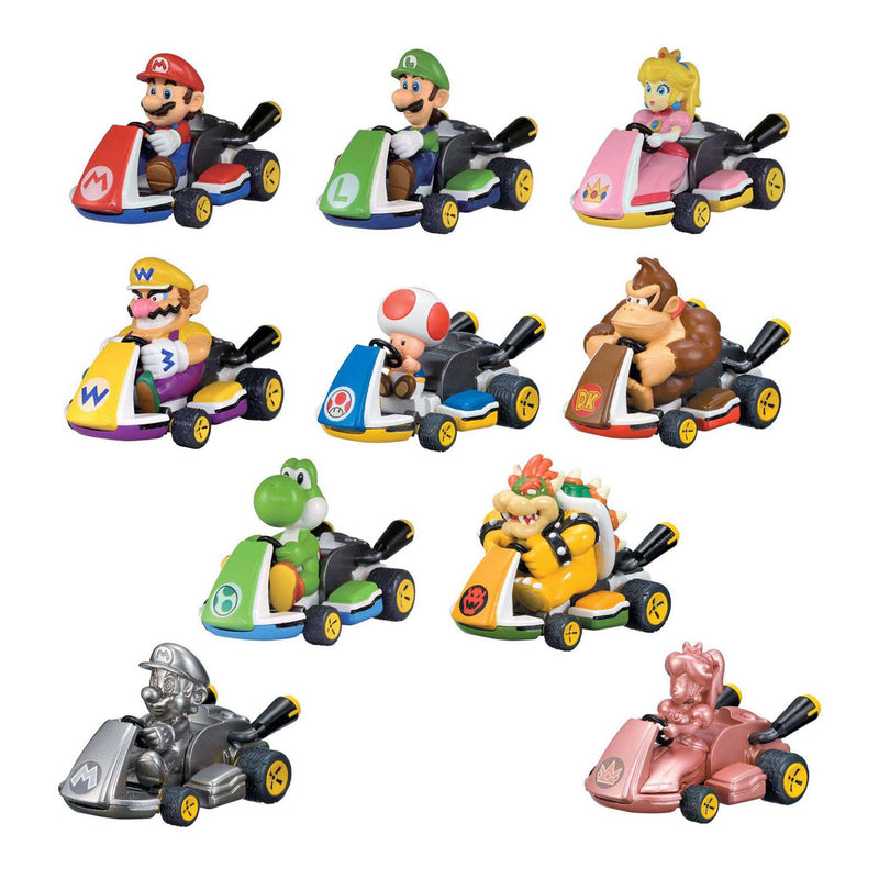 Afbeelding laden in galerijviewer, Spectron mario kart pullback mini auto - verrassingsei
