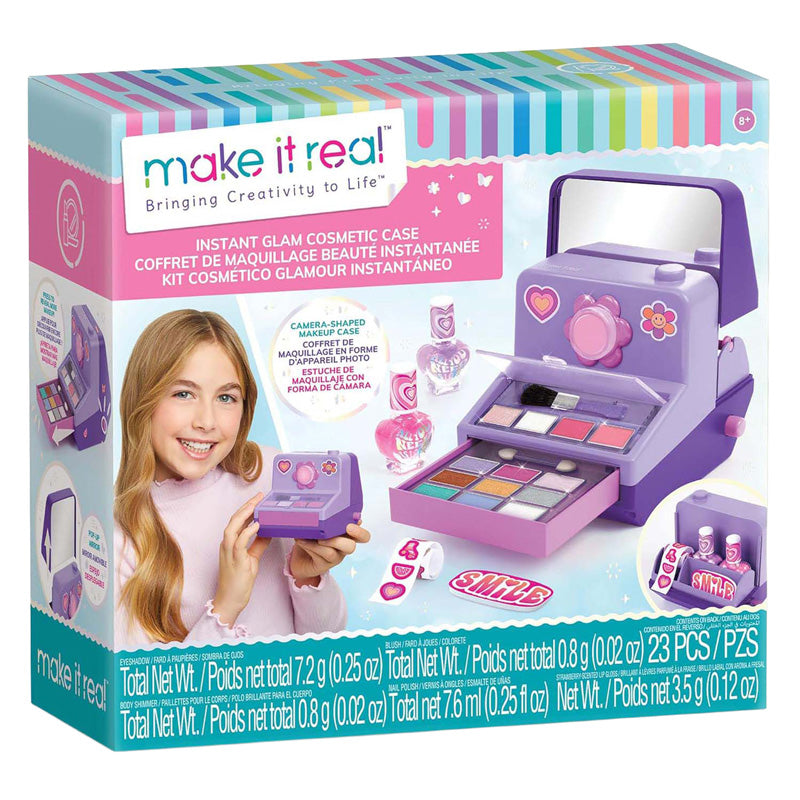 Afbeelding laden in galerijviewer, Make it real - instant glamour camera make-up set met spiegel
