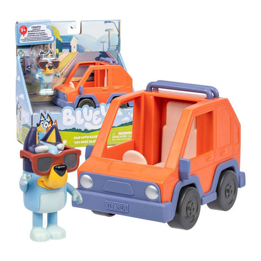 Moose toys bluey basic vehicle 4wd bluey