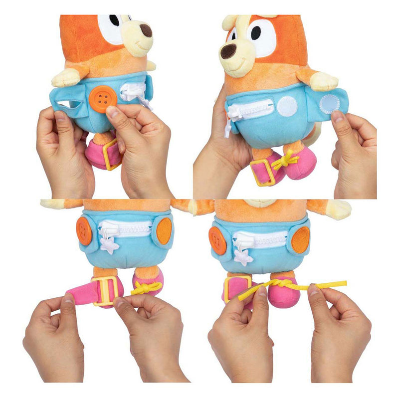 Afbeelding laden in galerijviewer, Moose bluey baby bingo dress and play pluchen knuffel
