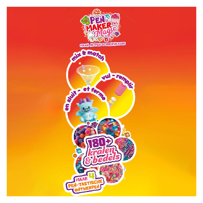Afbeelding laden in galerijviewer, Gear2play pen maker magic - classic: magical - maak 4 unieke pennen met kralen, bedels en magische figuren
