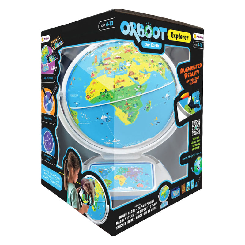 Afbeelding laden in galerijviewer, Gear2play orboot explorer interactieve wereldbol – spelenderwijs de wereld ontdekken – incl. app 3d beelden - educatief
