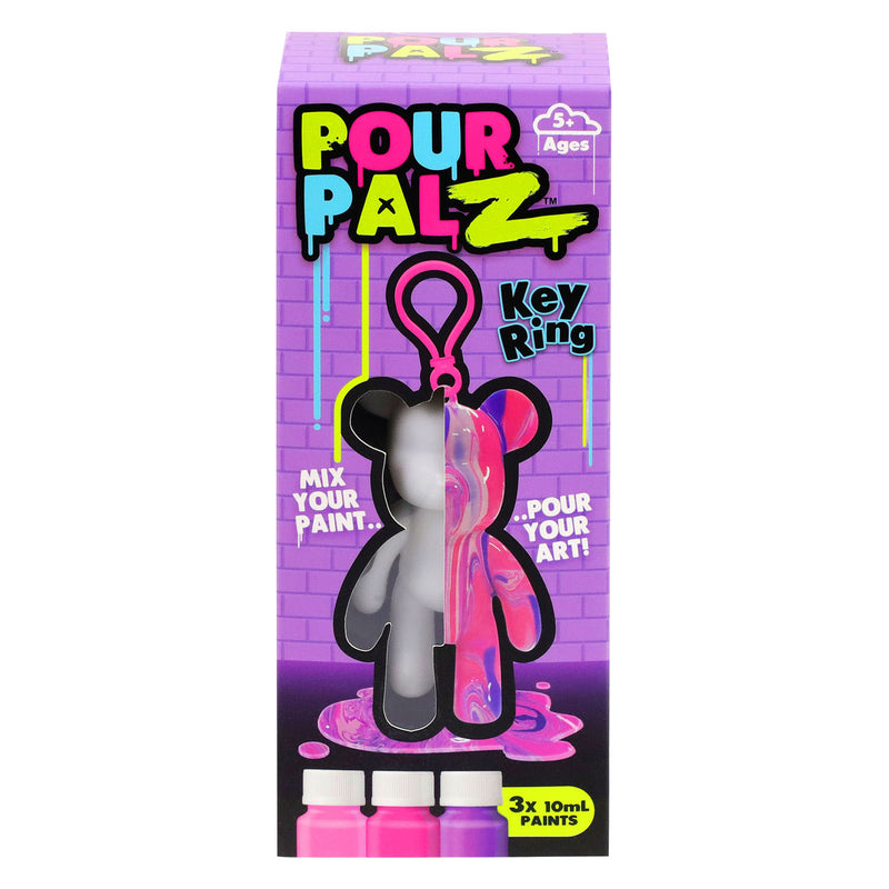 Afbeelding laden in galerijviewer, Gear2play pour palz mini paint bear sleutelhanger - gietverfset
