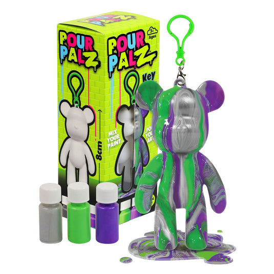 Gear2play pour palz mini paint bear sleutelhanger - gietverfset
