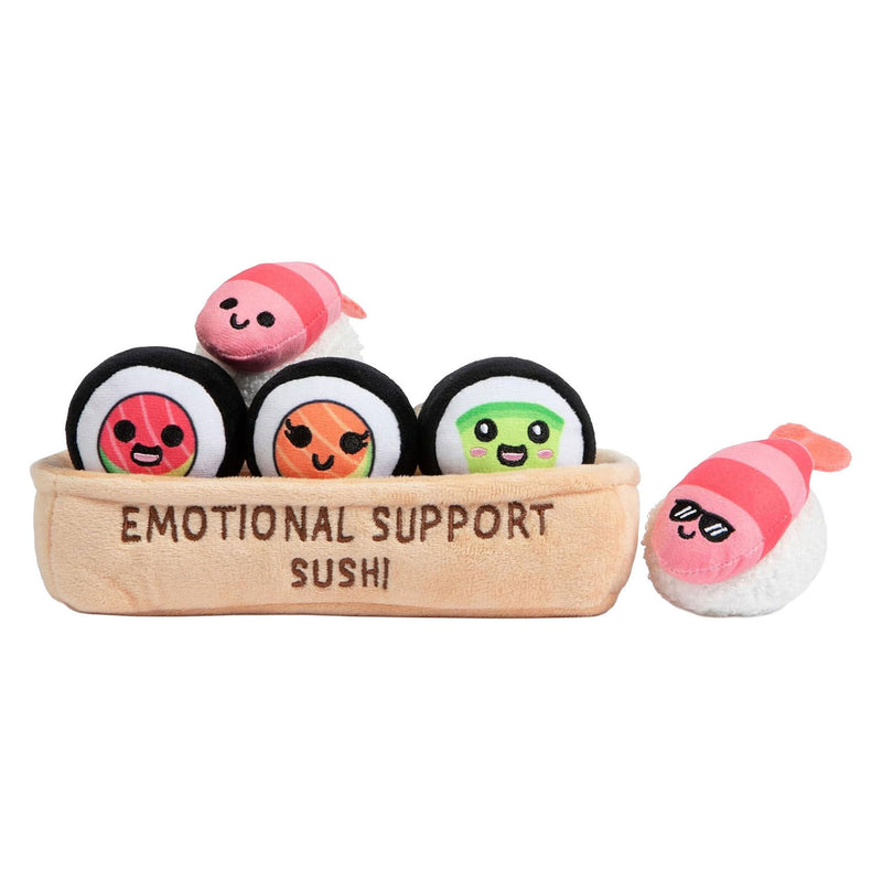 Afbeelding laden in galerijviewer, Just play emotional support sushi knuffels - kawaii pluche set
