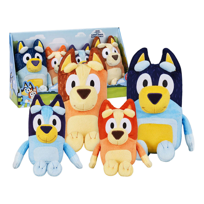 Afbeelding laden in galerijviewer, Moose toys bluey pluche knuffels set - 4st.
