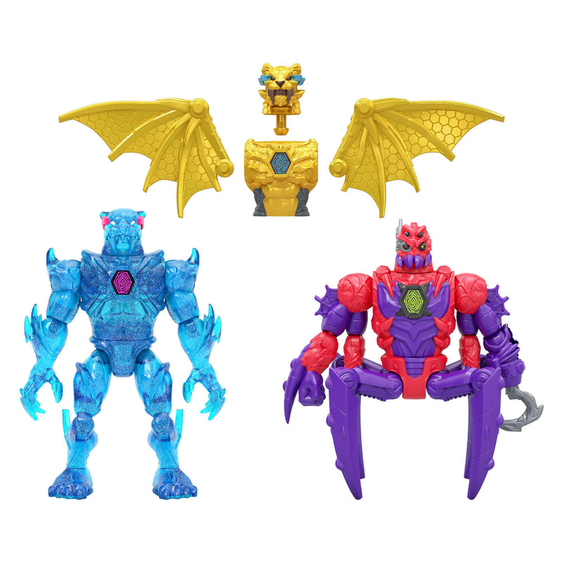 Afbeelding laden in galerijviewer, Spectron mrbeast lab hybrid spider vs energy panther actiefiguren
