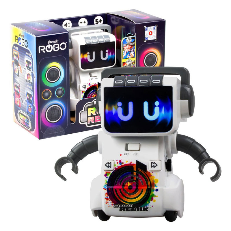 Afbeelding laden in galerijviewer, Silverlit robo remix wit dansrobot - incl. led verlichting
