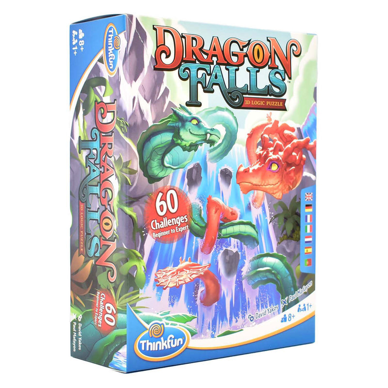 Afbeelding laden in galerijviewer, Thinkfun dragon falls 3d denkpuzzel, 60 challenges
