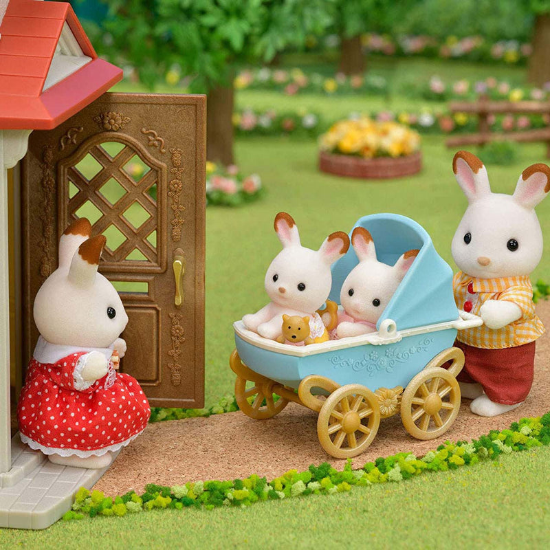 Afbeelding laden in galerijviewer, Sylvanian families 5432 set tweeling chocoladekonijn
