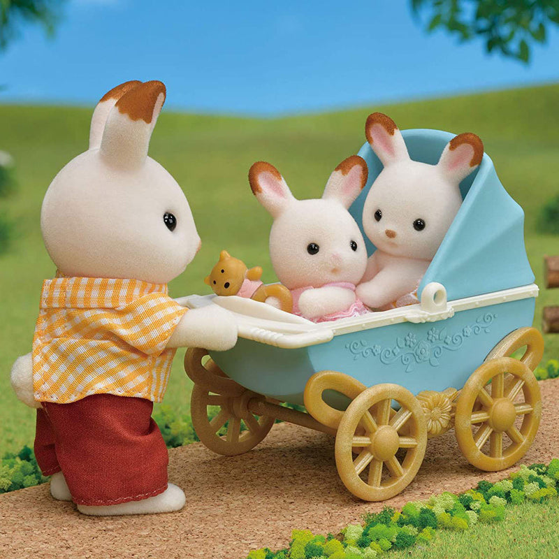 Afbeelding laden in galerijviewer, Sylvanian families 5432 set tweeling chocoladekonijn
