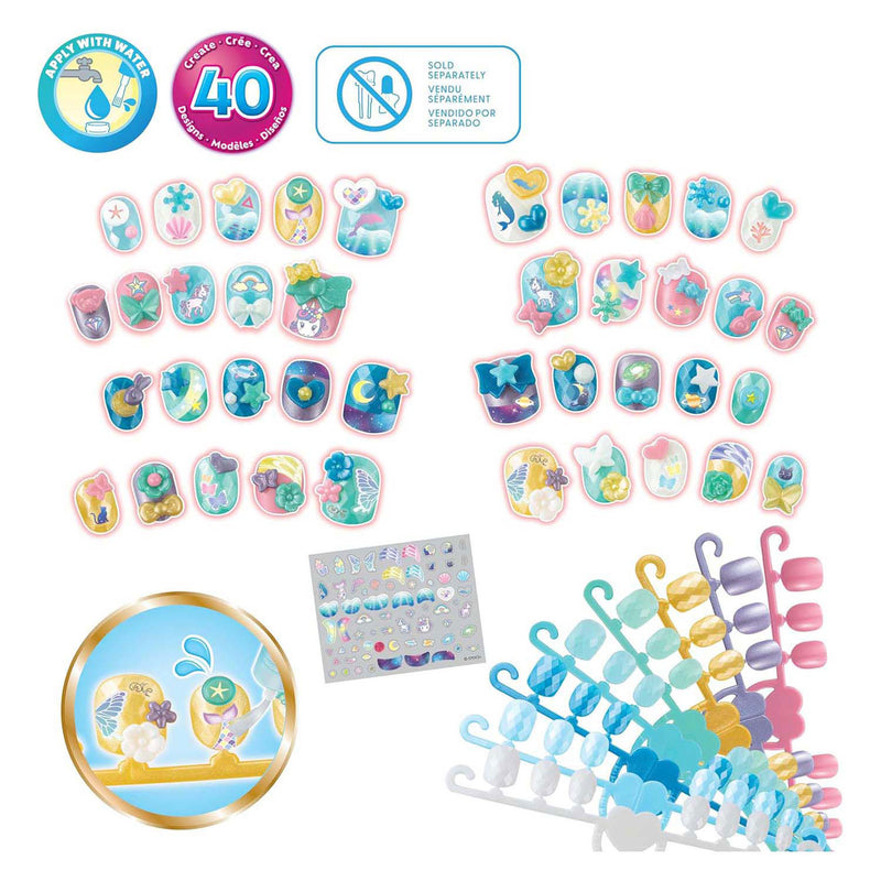 Afbeelding laden in galerijviewer, Aquabeads magische navulling nagelset- 40 nagels
