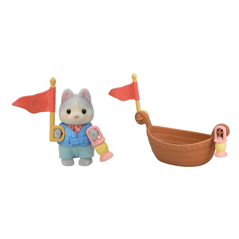 Afbeelding laden in galerijviewer, Sylvanian families 5761 geheime bos waterval set- inclusief 1 fluweelzachte baby speelfiguur
