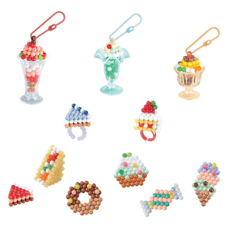 Afbeelding laden in galerijviewer, Aquabeads knutselset zoete accessoires- complete knutselset 700 parels in 31 kleuren
