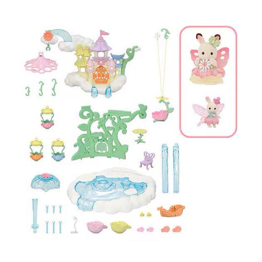 Sylvanian families 5815 hemels prinsessenkasteel inclusief 2 fluweelzachte speelfiguren