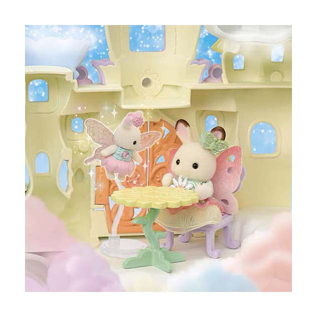 Afbeelding laden in galerijviewer, Sylvanian families 5815 hemels prinsessenkasteel inclusief 2 fluweelzachte speelfiguren
