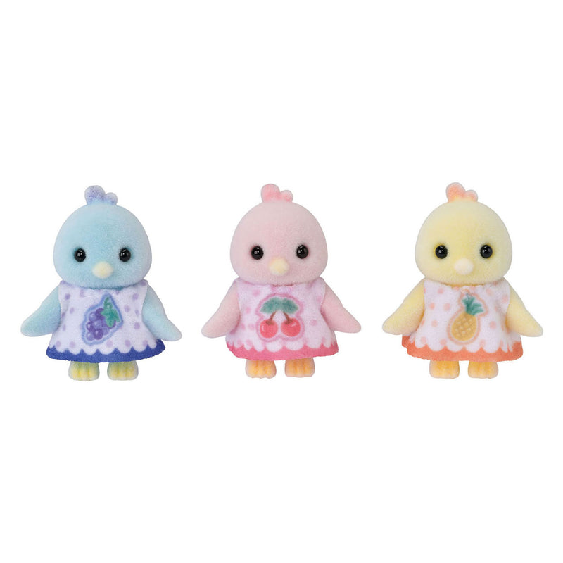 Afbeelding laden in galerijviewer, Sylvanian families 5860 familie citroenvogel- fluweelzachte speelfiguren voor in poppenhuis

