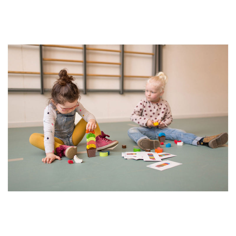 Afbeelding laden in galerijviewer, Bs toys ijs creaties hout - balans en stapelspel
