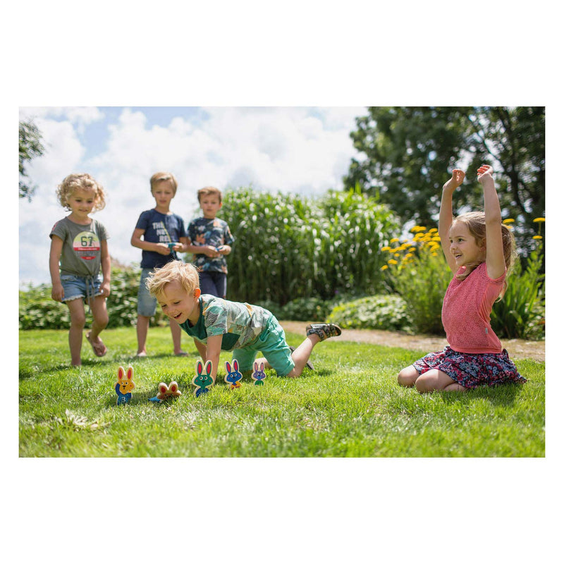 Afbeelding laden in galerijviewer, Bs toys balwerpen bunnies hout - werpspel
