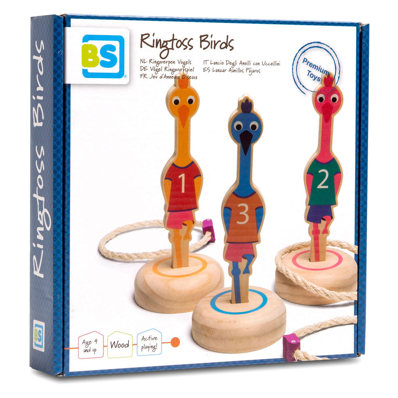Afbeelding laden in galerijviewer, Bs toys ringwerpen vogels hout - werpspel

