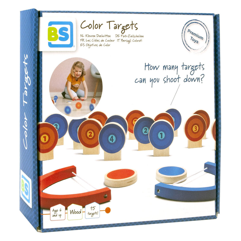 Afbeelding laden in galerijviewer, BS Toys Kleuren Doelwitten Hout Afschietspel

