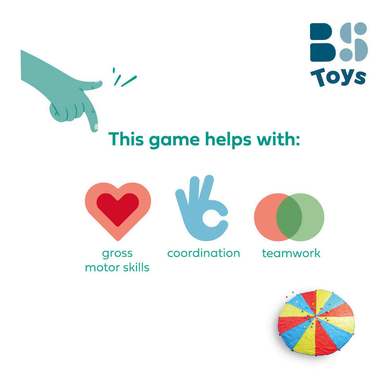 Afbeelding laden in galerijviewer, Bs toys parachute vang- en werpspel
