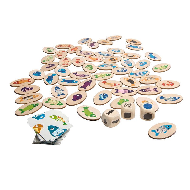 Afbeelding laden in galerijviewer, BS Toys Houten Spel Vind de Vis
