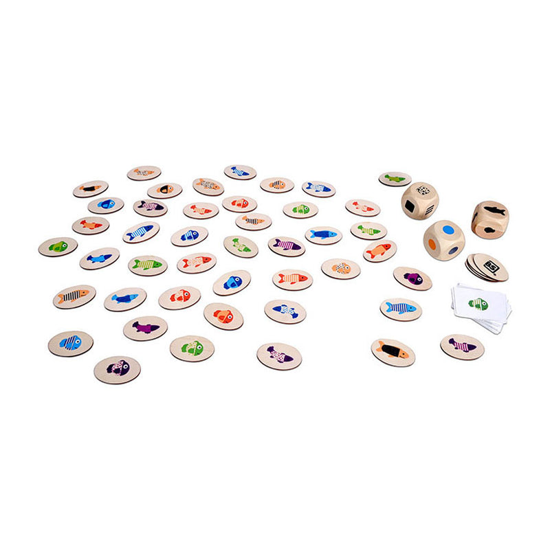 Afbeelding laden in galerijviewer, BS Toys Houten Spel Vind de Vis
