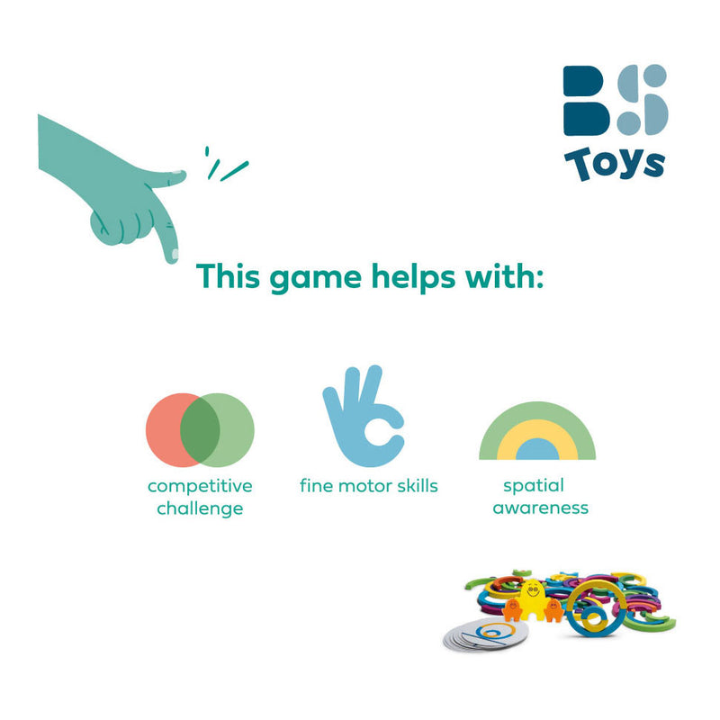 Afbeelding laden in galerijviewer, Bs toys houten snelheidsbogen spel
