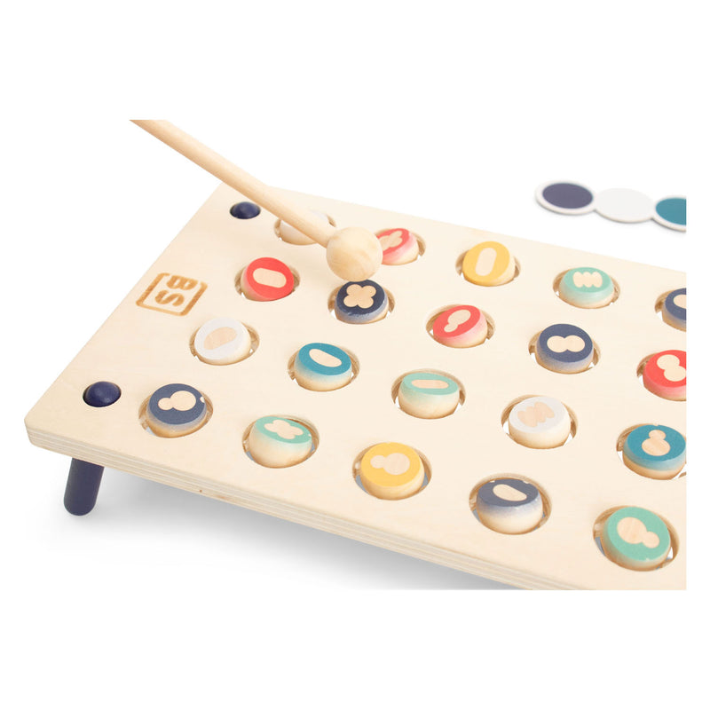 Afbeelding laden in galerijviewer, Bs toys whack a shape houten spel
