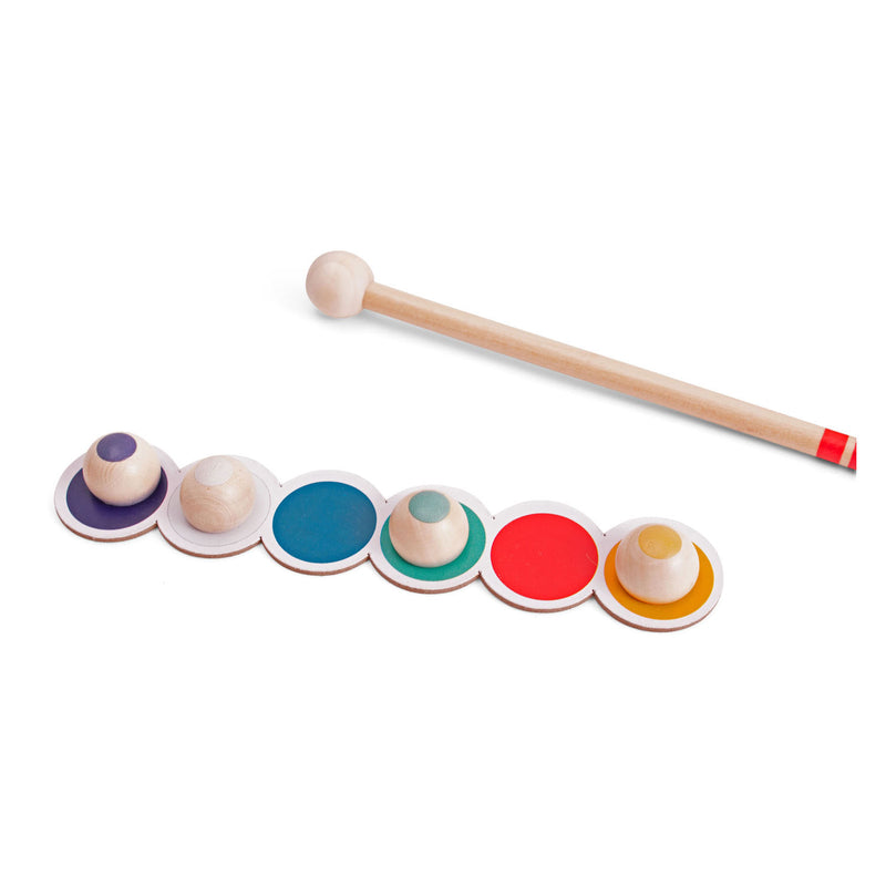 Afbeelding laden in galerijviewer, Bs toys whack a shape houten spel
