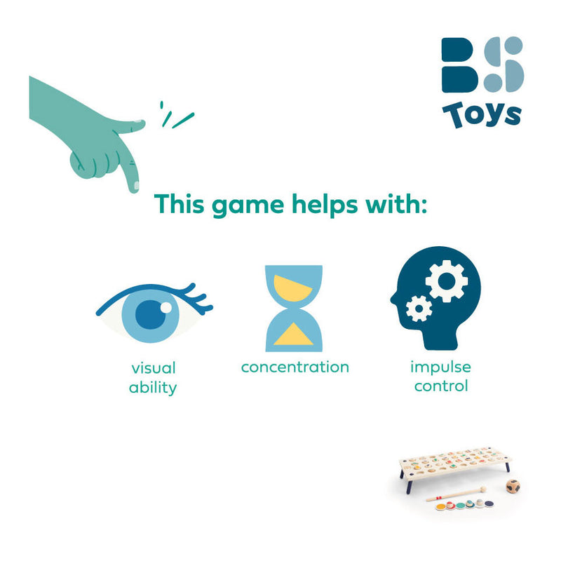 Afbeelding laden in galerijviewer, Bs toys whack a shape houten spel
