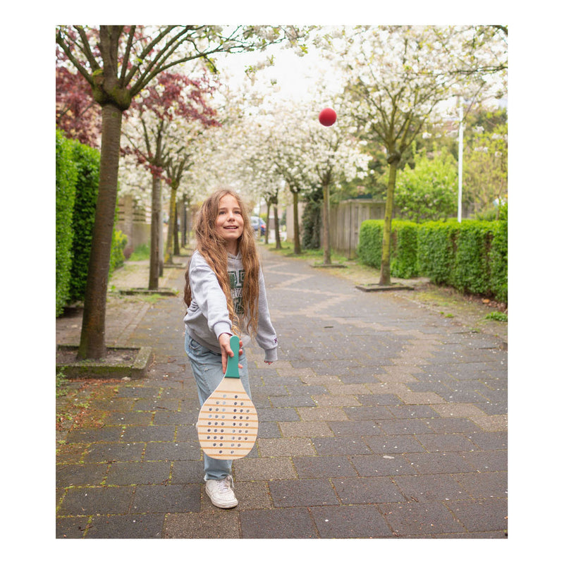 Afbeelding laden in galerijviewer, Bs toys houten padel rackets, 3dlg.
