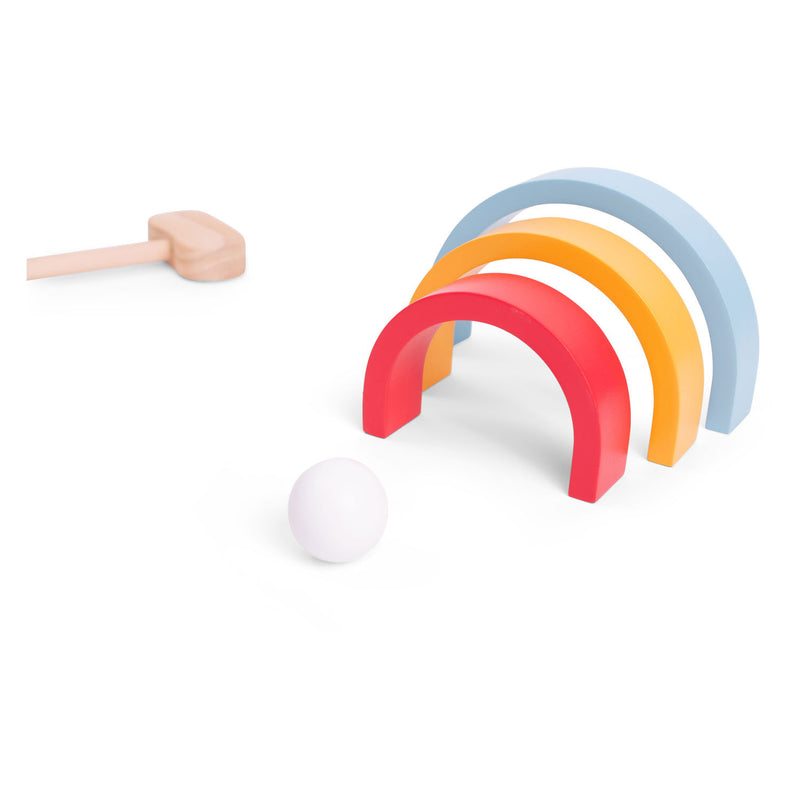 Afbeelding laden in galerijviewer, Bs toys houten golfset - buitenspeelgoed voor kinderen - minigolf - midgetgolf - golfset kinderen - buiten speelgoed - buitenspel - buiten spellen - tuin speelgoed - houten speelgoed - cadeau kind
