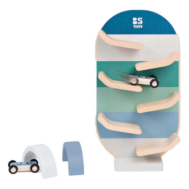 Afbeelding laden in galerijviewer, Bs toys houten autobaan set - 3dlg.
