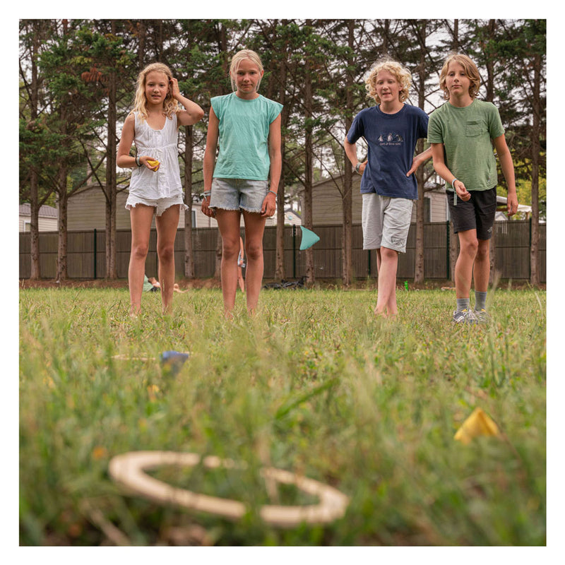 Afbeelding laden in galerijviewer, Bs toys – trigo – buitenspel – ringwerpspel van fsc hout en stof – vanaf 6 jaar
