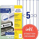 Ordnerrugetiketten avery l4756-25 wit 125