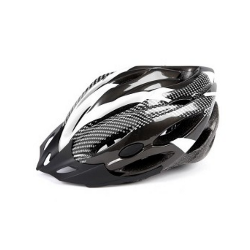 Afbeelding laden in galerijviewer, Mirage helm l 58-62 zilver zwart wit

