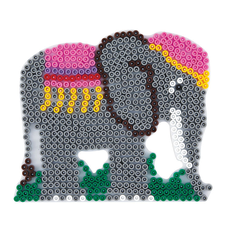 Afbeelding laden in galerijviewer, Hama midi strijkkralenbordje - olifant
