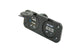 Power line digitale voltmeter 10-30v en 2x usb-a lader max. 3.1a laadstroom inbouw